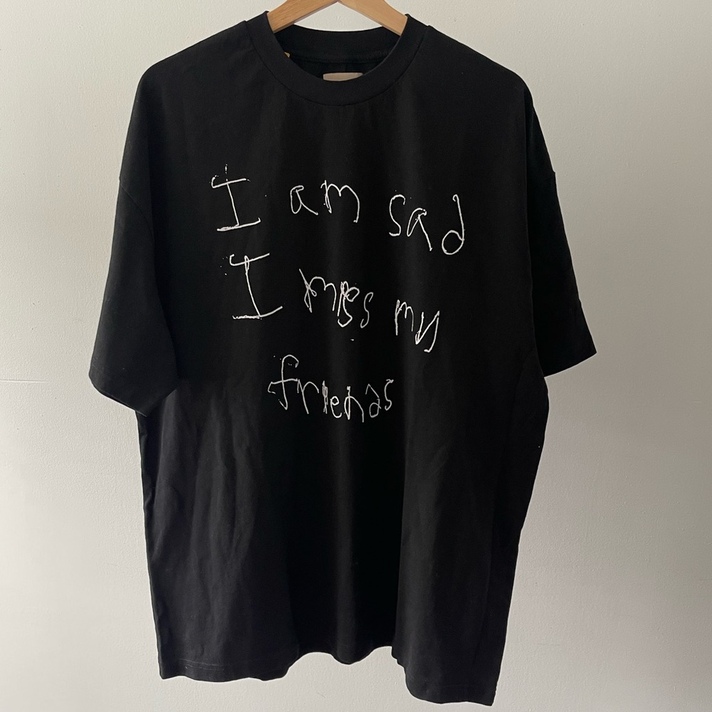 Gallery Dept I Miss My Friends. t shirt Black/Red